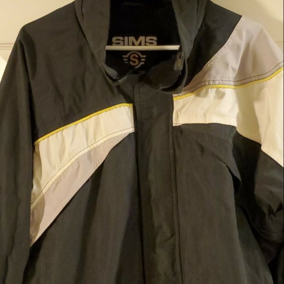 Sims Snowboard Jacket Men's Sz XL Navy/White VTG - Picture 2 of 10